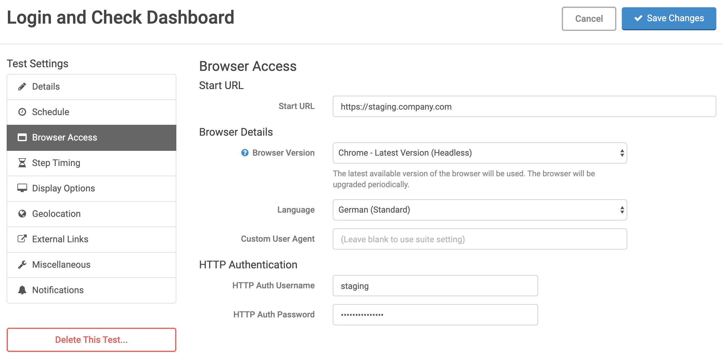 Browser Access